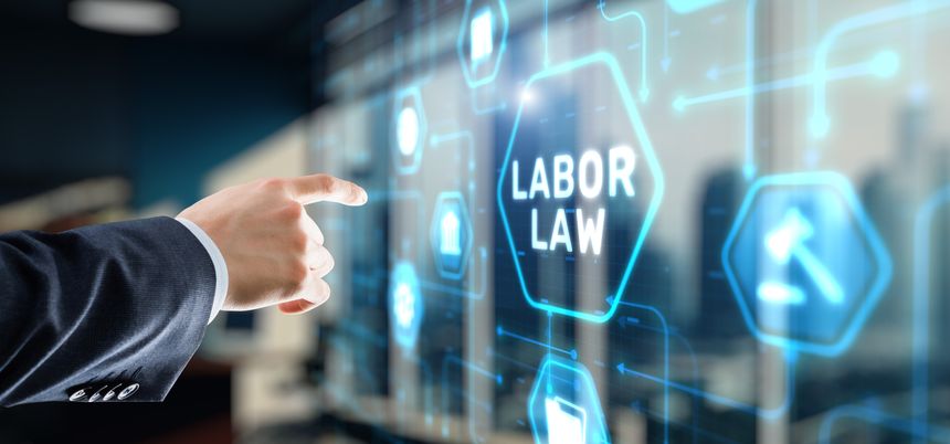 Labor Law. Labor relations, control and regulation of mutual relations with employees.