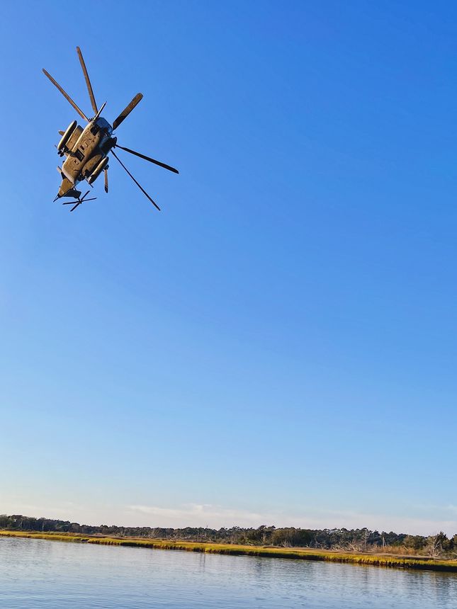 The pilot noticed my attempts to photograph his helo and flew low and waved hello. What a beautiful display of our nation’s pride and joy training to uphold our freedom.