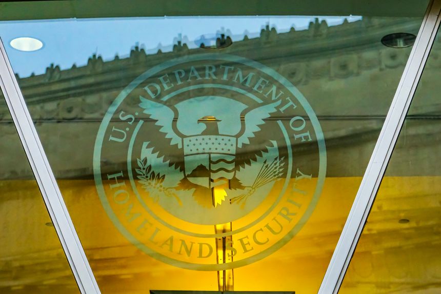 Department of Homeland Security Ministerie van Binnenlandse Veiligheid Symbool Ronald Reagan International Trade Building Washington DC