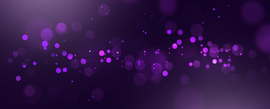 purple bokeh on a dark purple background