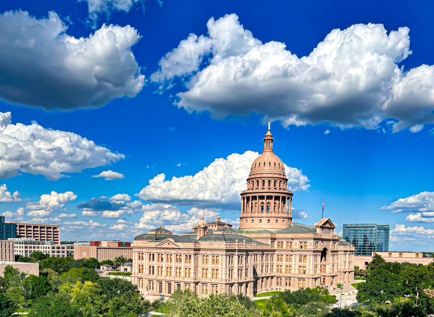 Texas State Capitol building boasting historic architecture and bright blue skies