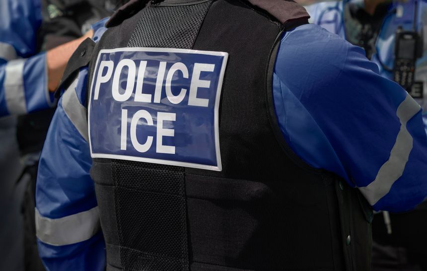 As part of the DHS - United States Department of Homeland Security, the United States Immigration and Customs Enforcement (ICE) is a federal law enforcement agency aimed at preventing cross-border crime and illegal immigration. It aims to uphold national security and public safety.