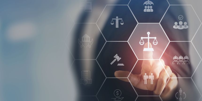 Compliance with employment laws and regulations, labor laws concept. Laws aim to protect workers from discrimination, harassment, unsafe working conditions and unfair treatment.