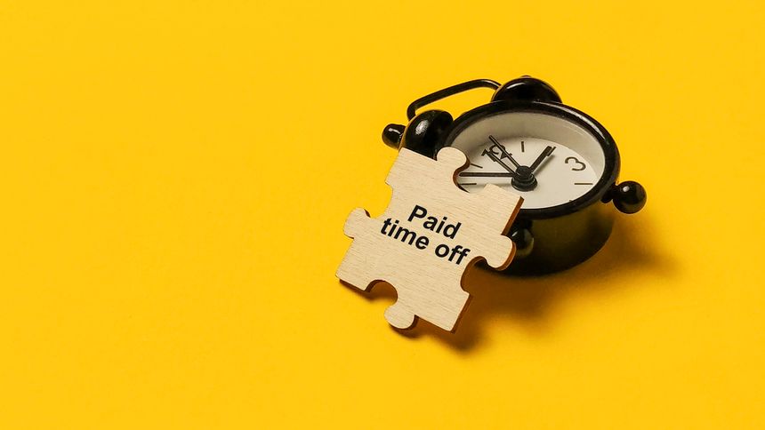 Paid Time Off (PTO) Employee Benefit and Work-Life Balance Concept
