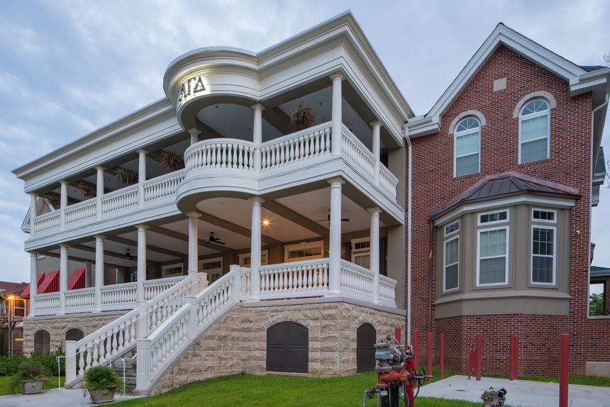 Tallahassee, FL, USA - June 8, 2019: Florida State University Fraternity House Chapters