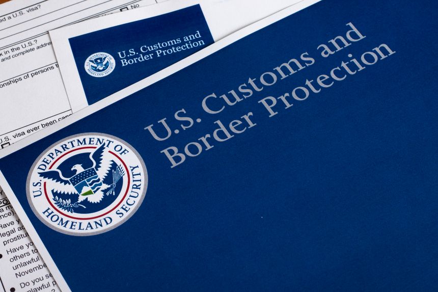 US Customs and Border Protection form to fill out