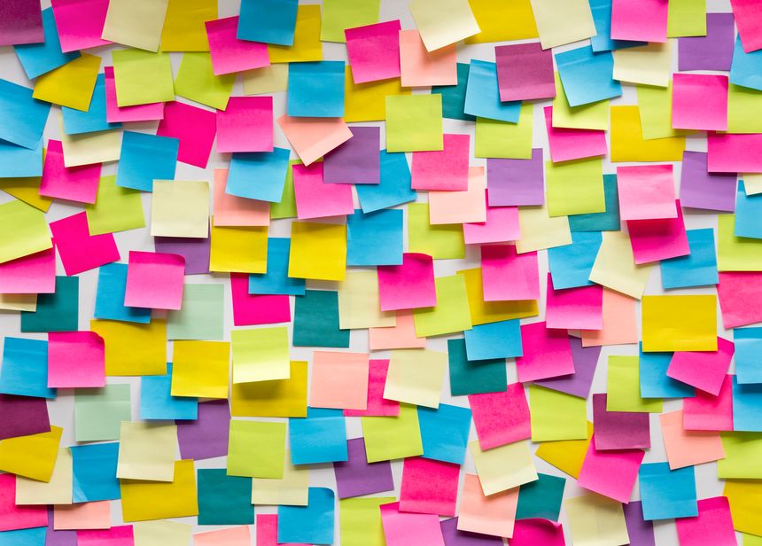 Sticky Note Post It Board Office