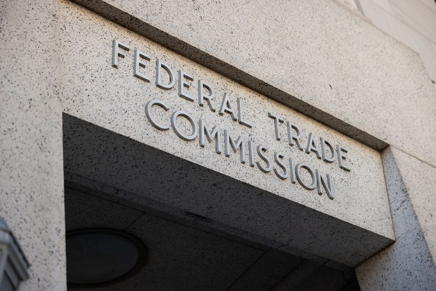 US Federal Trade Commission building entrance in Washington, DC