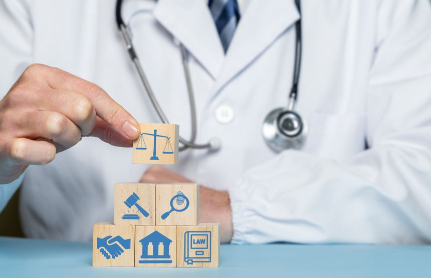 Concept of medical jurisprudence, medical malpractice, legal medicine, medical errors.