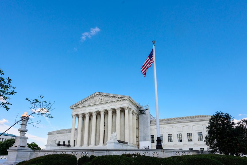 U.S. Supreme Court and the Flag of Freedom, Washington, D.C.