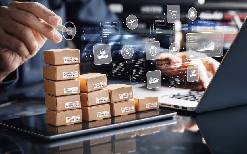 Optimization of procurement or purchasing product order and service solution.Crm Customer Relationship management for global business connection.not ai generated