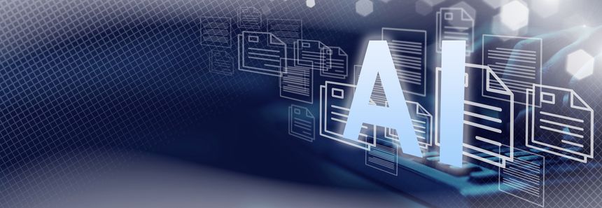 Online documentation database. AI document management system DMS concept.  FTP (File Transfer Protocol), Secure FTP. Internet cloud technology, exchange information and data storage concept.