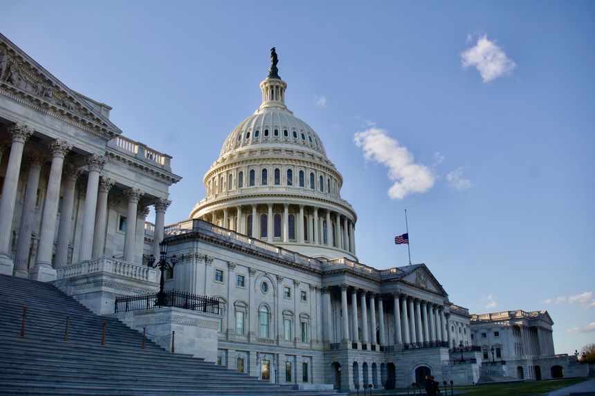 U.S. Capitol Building depicting the House of Representatives and Senate