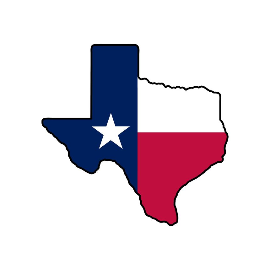 outline Texas Map With Texas Flag Flat Design Illustration Vector - Texas Map state Flag United States of America
