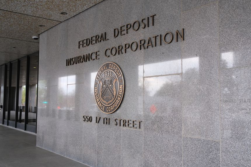 Washington, DC USA, March 29, 2025: The exterior of the Federal Deposit Insurance Corporation (FDIC)