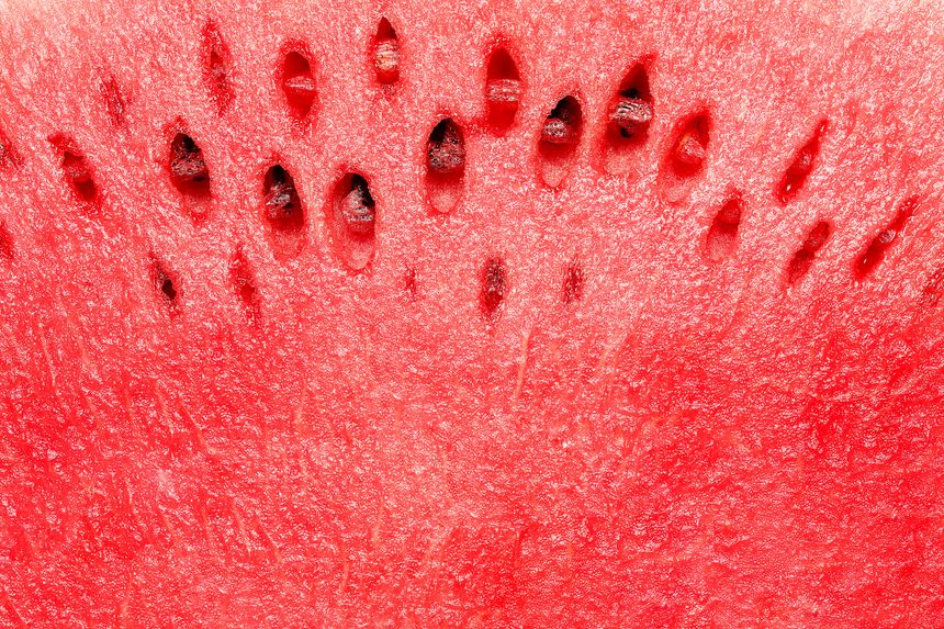 half a watermelon closeup for background use