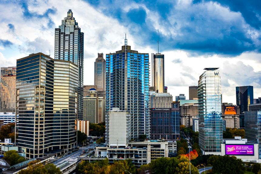 Downtown Atlanta Skyline on November 16, 2025. Photographed by Sean Davis