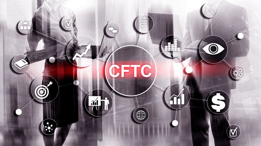 CFTC u.s. commodity futures trading commission business finance regulation concept.
