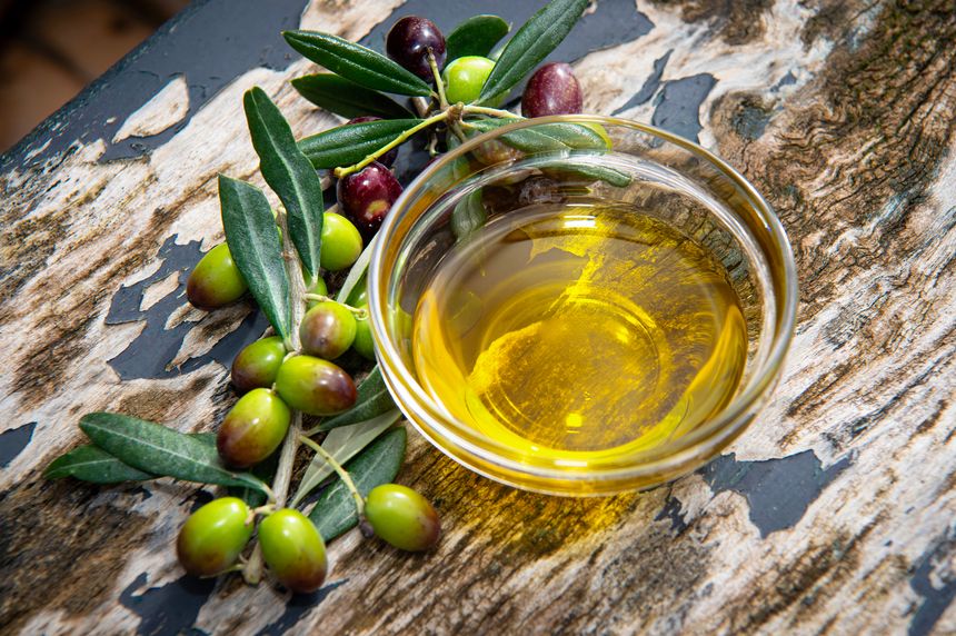 Spoleto extra virgin oil in the Umbria area near Spoleto Perugia in Italy